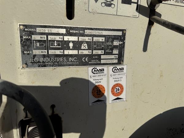 Grote foto jlg 2030es schaarhoogwerker scissor lift 8meter werkhoogte 2014 elektrisch doe het zelf en verbouw hoogwerkers