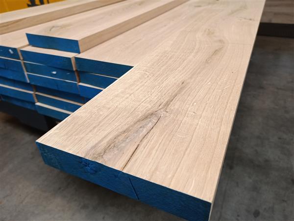 Grote foto 40x220mm 385cm eiken doe het zelf en verbouw hout en planken