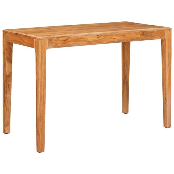 Grote foto vidaxl eettafel bruin 110 x 55 x 76 cm massief acaciahout huis en inrichting eettafels