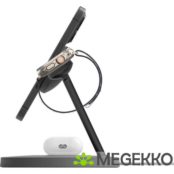 Grote foto belkin boostcharge pro hoofdtelefoons smartphone smartwatch zwart usb draadloos opladen snel oplad audio tv en foto algemeen