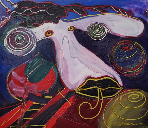 Grote foto peter diem red square antiek en kunst modern