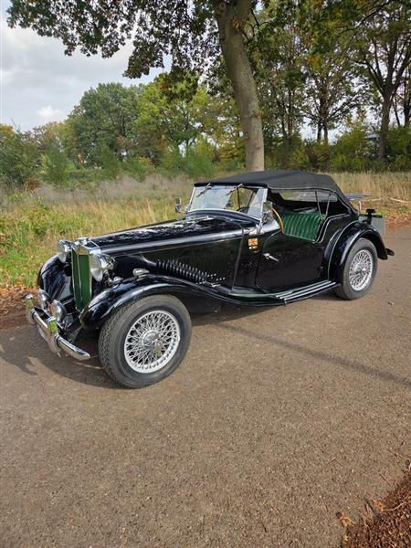 Grote foto mg td zwart 1953 auto mg