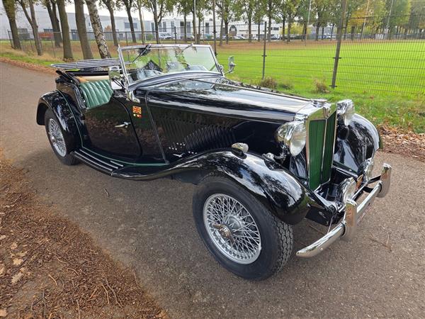 Grote foto mg td zwart 1953 auto mg