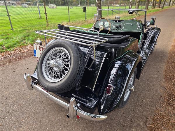 Grote foto mg td zwart 1953 auto mg