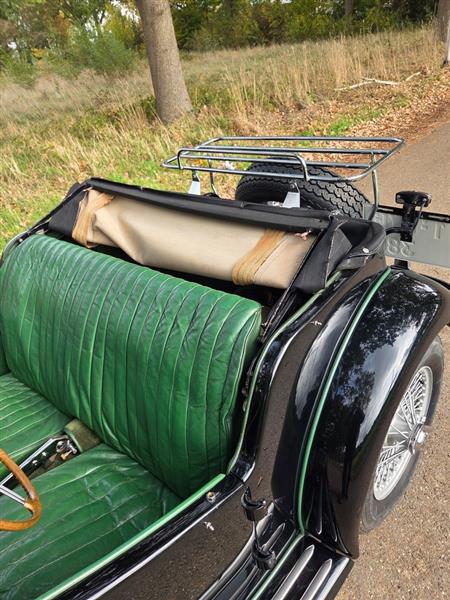 Grote foto mg td zwart 1953 auto mg