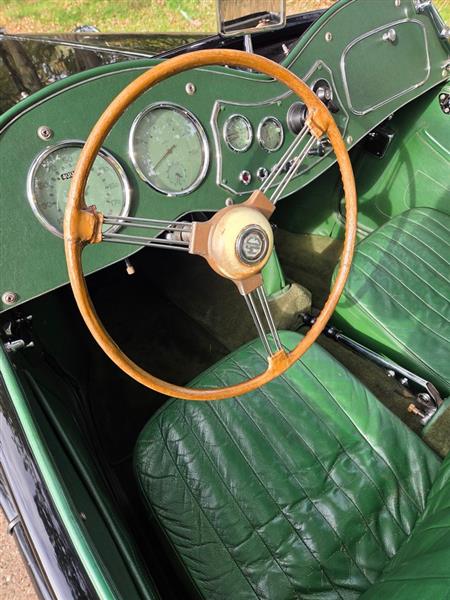 Grote foto mg td zwart 1953 auto mg