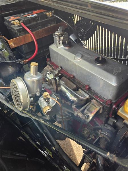 Grote foto mg td zwart 1953 auto mg