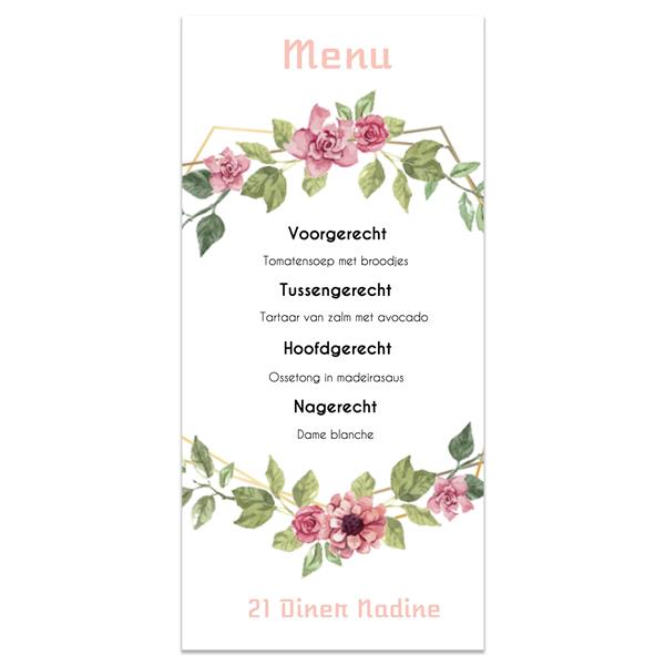 Grote foto diner 21 menukaarten diversen overige diversen