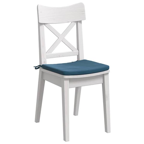 Grote foto vidaxl zitkussens 4 pcs blauw 40 x 40 x 3 cm fluweel huis en inrichting woningdecoratie