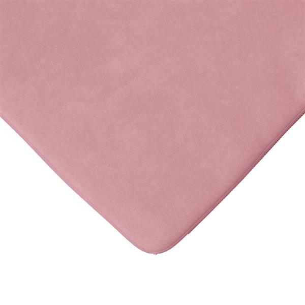 Grote foto vidaxl zitkussens 4 pcs roze 40 x 40 x 3 cm fluweel huis en inrichting woningdecoratie