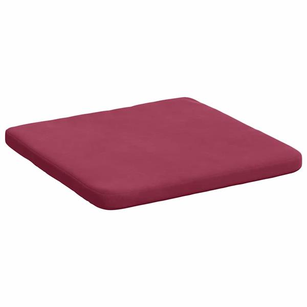 Grote foto vidaxl zitkussens 4 pcs wijnrood 40 x 40 x 3 cm fluweel huis en inrichting woningdecoratie