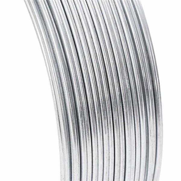 Grote foto vidaxl hek binddraad zilver 80 m warm verzinkte draad tuin en terras hekken en schuttingen