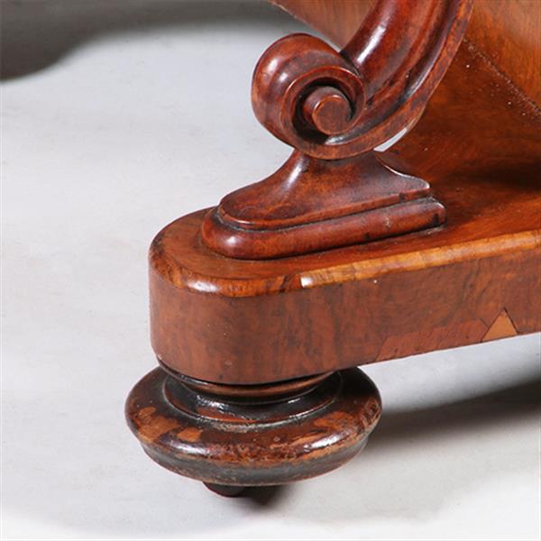 Grote foto davenport in wortelnoten met geheim pop up vak ca 1870 no.342060 antiek en kunst overige in antiek gebruiksvoorwerpen