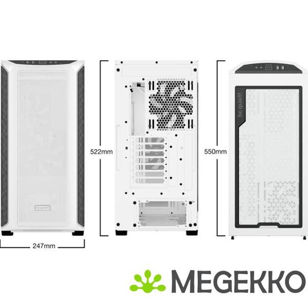 Grote foto be quiet shadow base 800 dx white computers en software behuizingen en kasten