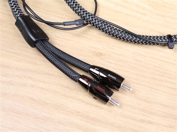 Grote foto audioquest angel highend silver audio phono tonearm interconnect din rca 1 2 metre audio tv en foto onderdelen en accessoires