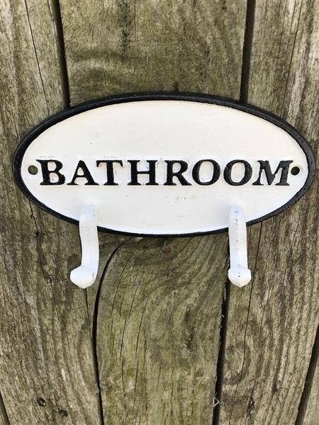 Grote foto kapstok bathroom 2 haaks gietijzer huis en inrichting woningdecoratie