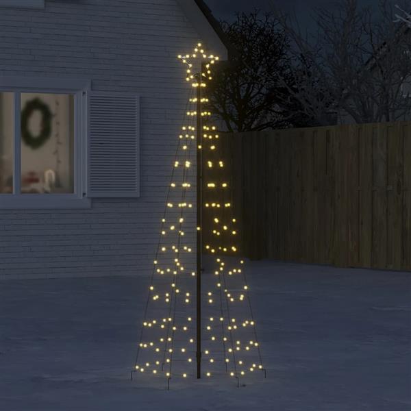 Grote foto vidaxl led kerstboom met spikes 220 led warm wit 180 cm diversen overige diversen