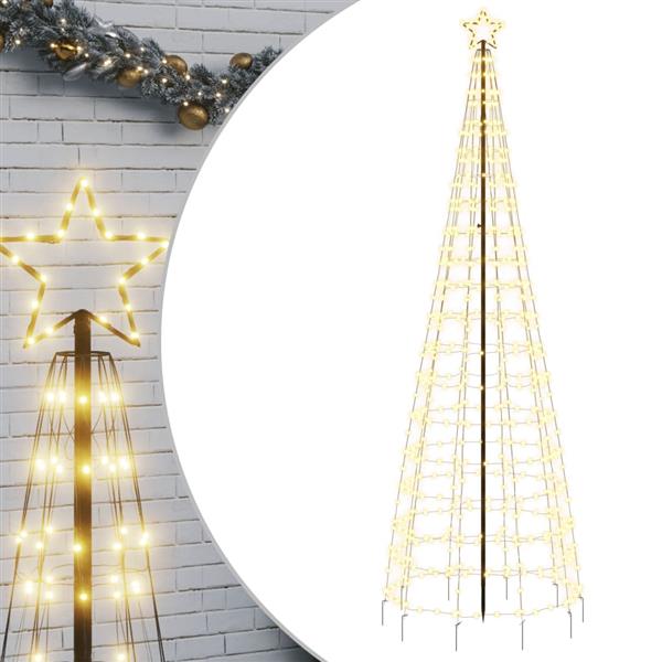 Grote foto vidaxl led kerstboom met spikes 570 leds warm wit 300 cm diversen overige diversen