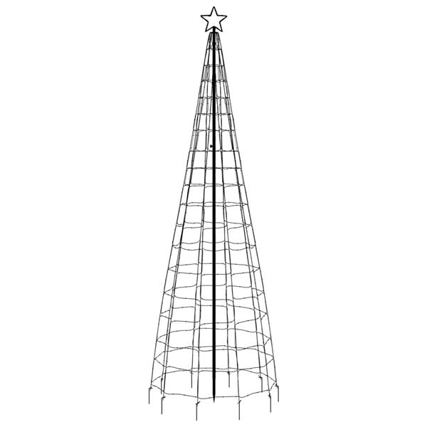 Grote foto vidaxl led kerstboom met spikes 570 leds warm wit 300 cm diversen overige diversen