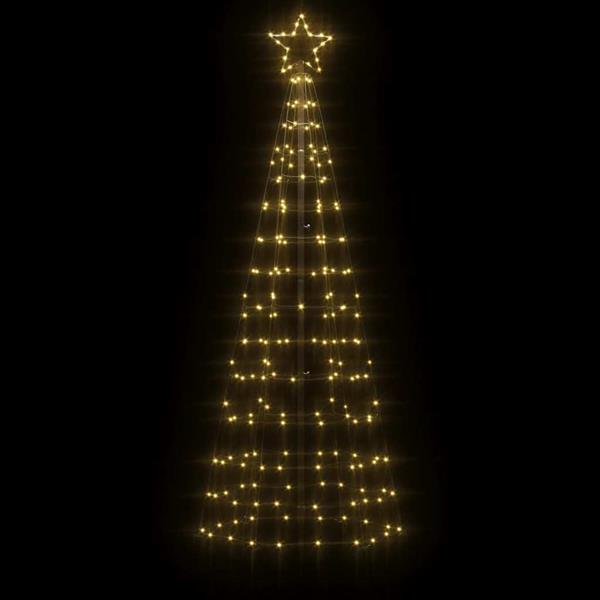 Grote foto vidaxl led kerstboom met spikes 220 led warm wit 180 cm diversen overige diversen