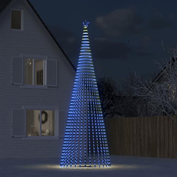 Grote foto vidaxl led kerstboom 1544 leds 500 cm blauw diversen overige diversen