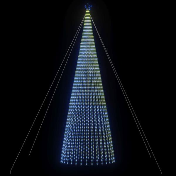 Grote foto vidaxl led kerstboom 1544 leds 500 cm blauw diversen overige diversen