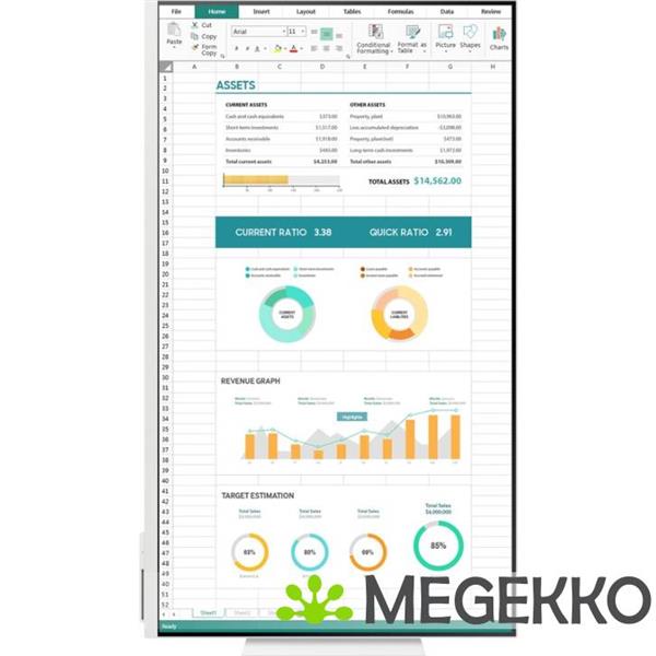 Grote foto samsung smart m8 ls32dm801uuxen 32 4k ultra hd usb c va monitor computers en software overige computers en software