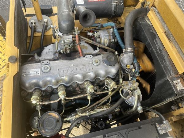 Grote foto heftruck forklift hyster h2.50xl duplo355 sideshift isuzu diesel agrarisch heftrucks