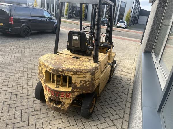 Grote foto heftruck forklift hyster h2.50xl duplo355 sideshift isuzu diesel agrarisch heftrucks