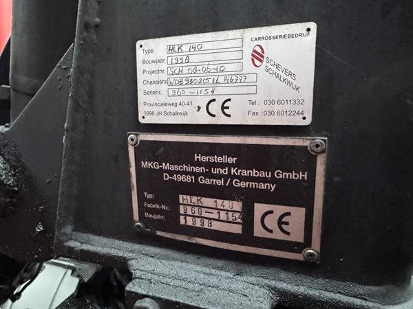 Grote foto mercedes actros 2832 mkg hkl140 automaat euro5 lift stuur as 600dkm 2006 doe het zelf en verbouw vrachtwagens