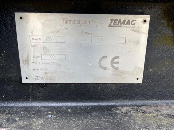 Grote foto daf 2500 zebak movilift 200 1 380v electric 1999 bouwkraan doe het zelf en verbouw kranen en graafmachines