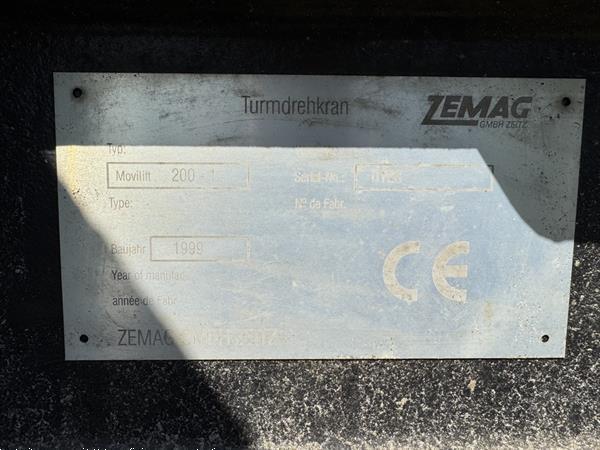 Grote foto daf 2500 zebak movilift 200 1 380v electric 1999 bouwkraan doe het zelf en verbouw kranen en graafmachines