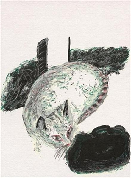 Grote foto nieuw werk van roger raveel en panamarenko antiek en kunst overig