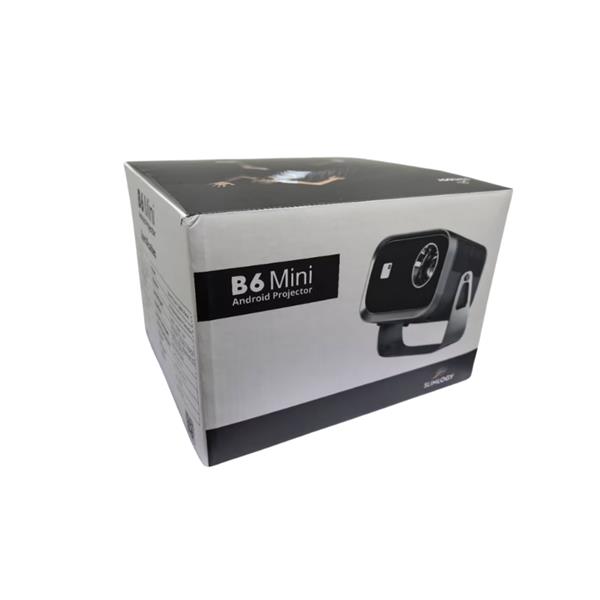 Grote foto slimlogy b6 mini beamer projector hd 720p android smart projector 4k diversen overige diversen