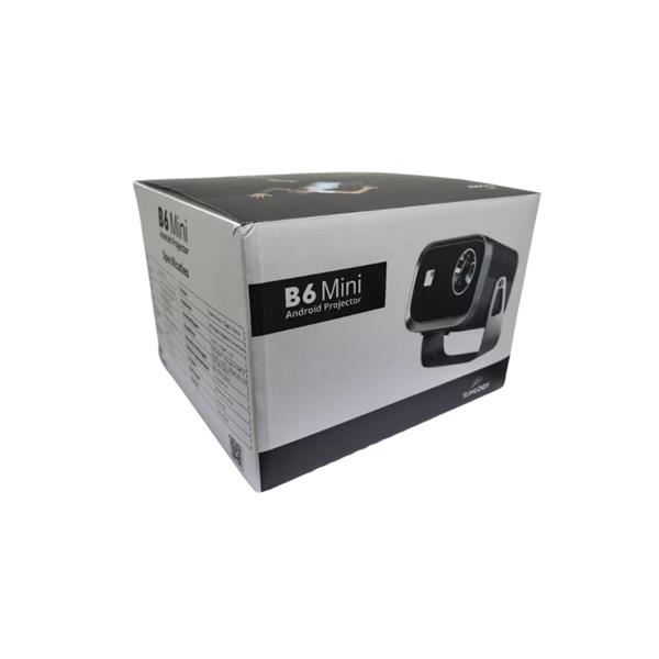 Grote foto slimlogy b6 mini beamer projector hd 720p android smart projector 4k diversen overige diversen