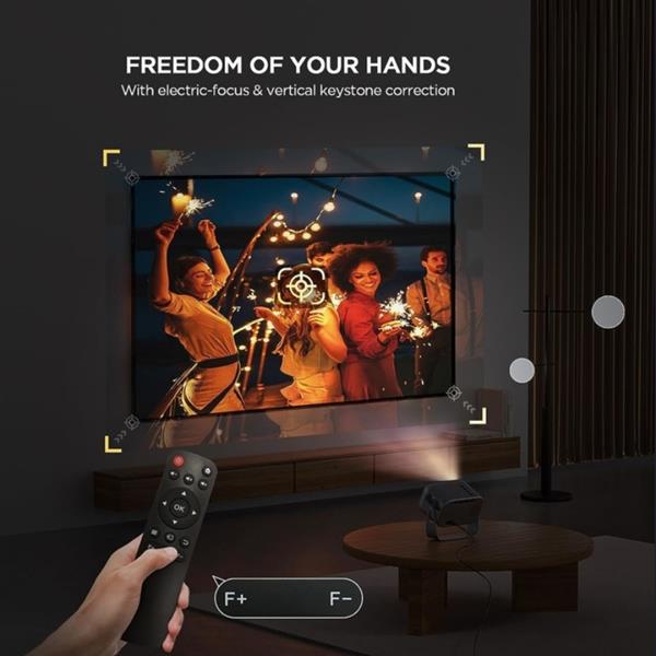 Grote foto slimlogy b6 mini beamer projector hd 720p android smart projector 4k diversen overige diversen