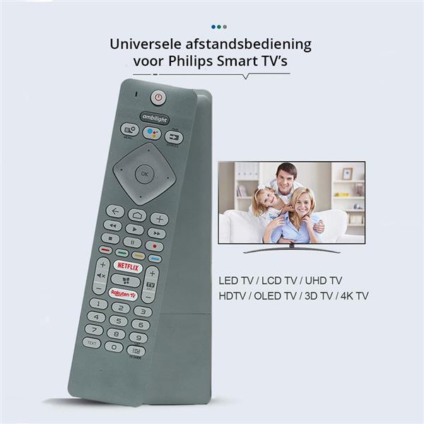 Grote foto slimtron universele afstandsbediening voor philips ambilight smart tvs computers en software overige