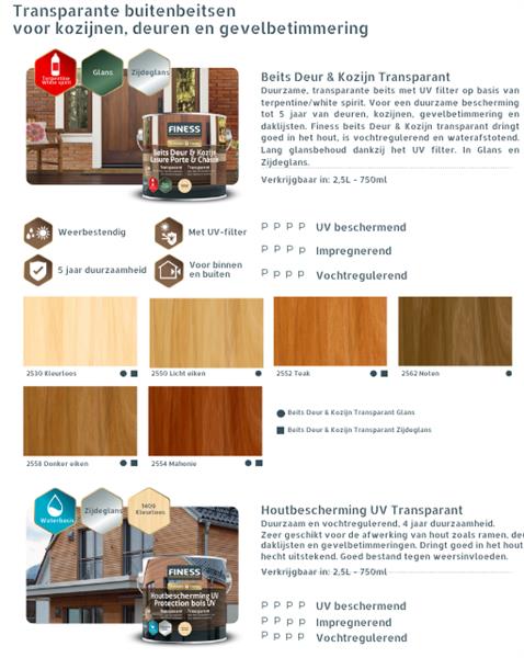 Grote foto beits deur en kozijn glans transparant kleurloos 2 5 liter doe het zelf en verbouw verven en sierpleisters