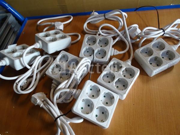 Grote foto 7 blokken van 4 stopcontacten doe het zelf en verbouw onderdelen en accessoires