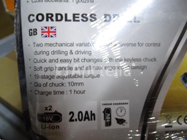 Grote foto 18v accuschroevendraaier in de doos boxer sr 019 doe het zelf en verbouw gereedschappen en machines