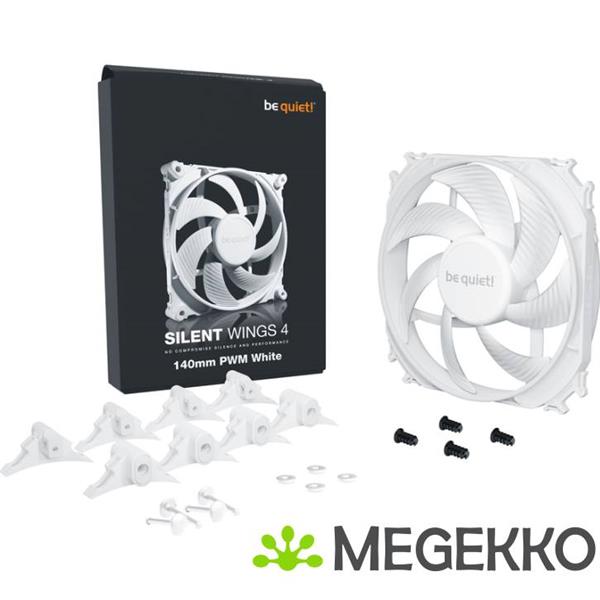 Grote foto be quiet silent wings 4 140mm pwm wit 140mm computers en software overige computers en software