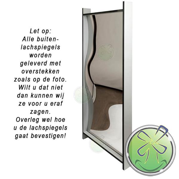 Grote foto buitengeschikte lachspiegels in composiet hobby en vrije tijd feestartikelen