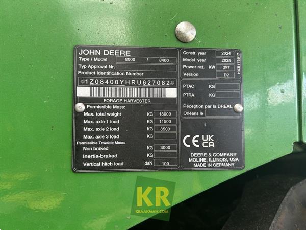 Grote foto john deere 8400 697285 agrarisch hakselaars