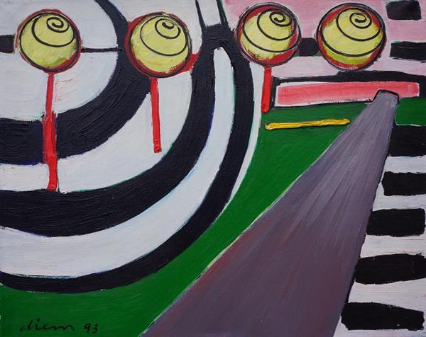 Grote foto peter diem inter stellar highway antiek en kunst modern