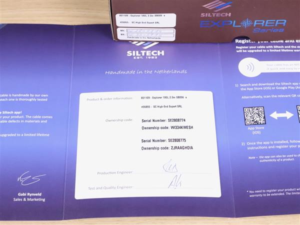 Grote foto siltech explorer 180l audio speaker cables 2 0 metre audio tv en foto onderdelen en accessoires