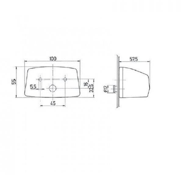 Grote foto jokon kentekenverlichting k415 opbouw caravans en kamperen caravan accessoires