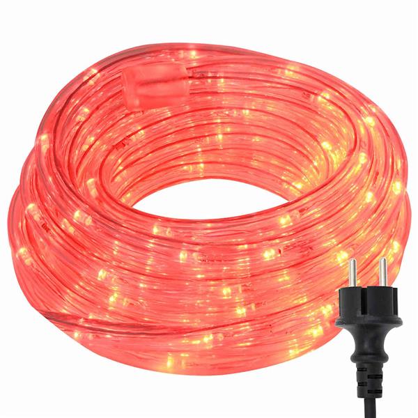 Grote foto vidaxl touwenlicht met 480 led rood 20 m pvc diversen overige diversen