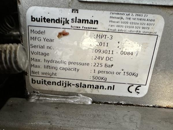 Grote foto buitendijk slaman mpt 3 met 3 scharen 55 cm spoorbreedte agrarisch tuinbouw