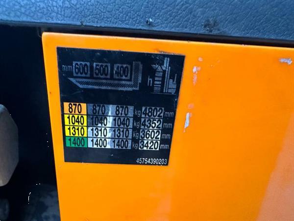 Grote foto vs 22483 elektrische triplex stapelaar still 5316mm initiele lift doe het zelf en verbouw hefwerktuigen