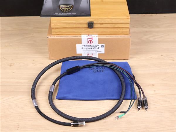 Grote foto furutech project v1 t ncf highend audio phono tonearm interconnect din rca 1 5 metre audio tv en foto onderdelen en accessoires